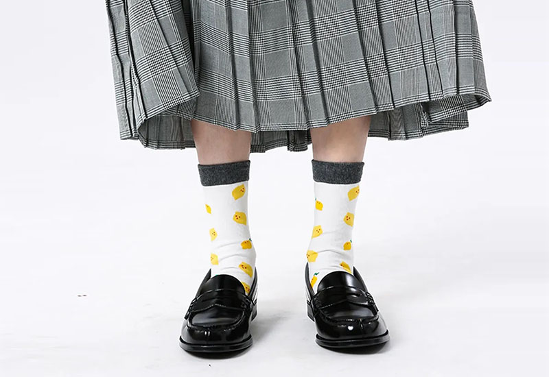 檸檬 厚襪款(2種尺寸) 